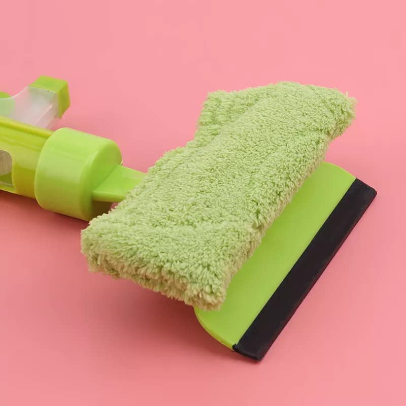 FYCAN Window Cleaner Cleaning Wiper Window Squeegee Double Sided Shower Squeegee with Water Spray Function for Shower Doors Bathroom Window and Car Windshield Glass Cleaner(Pack of 1) 3