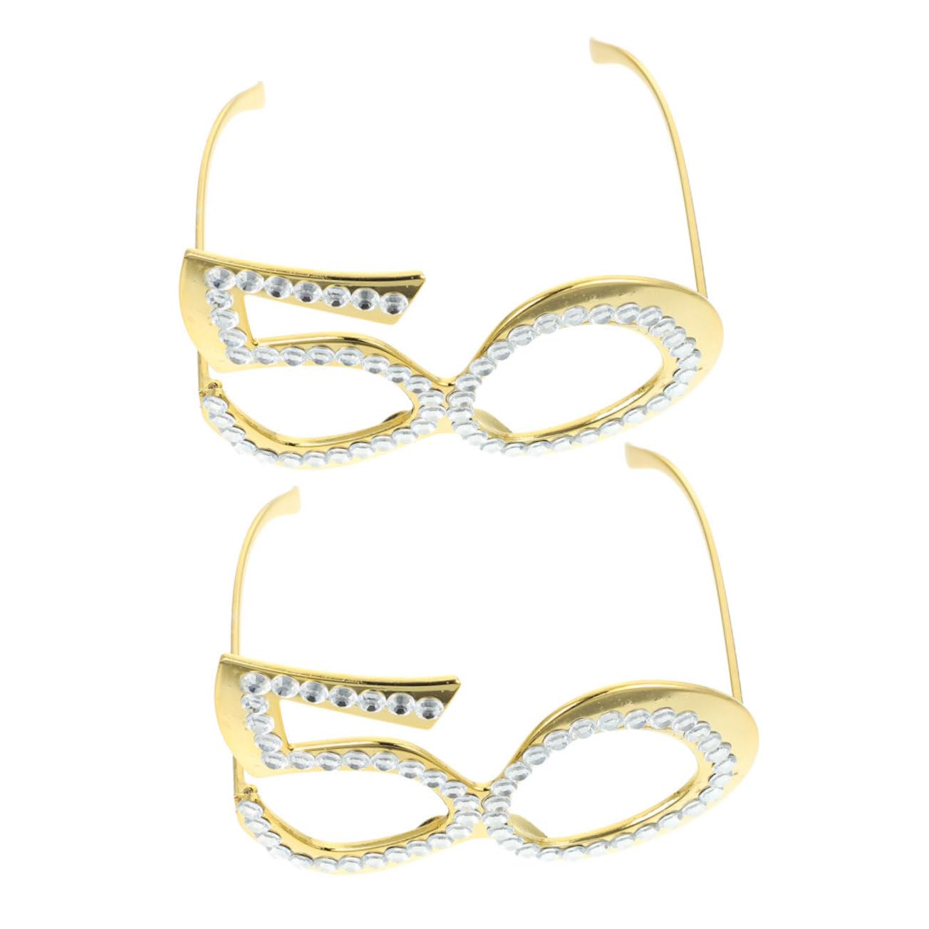 Alipis Birthday Party Favors 50th Wedding Anniversary Glasses Novelty Eye Frames Photo Booth Props Festival Glasses