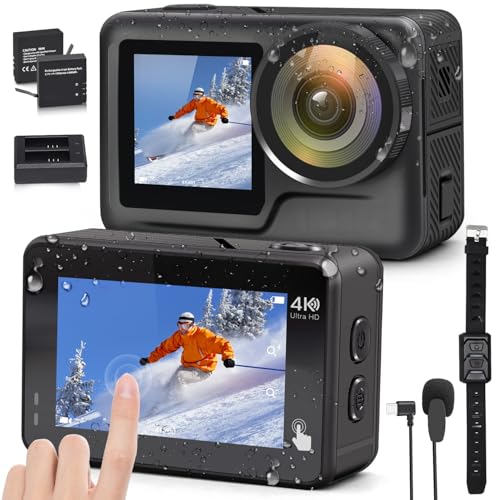JOH A1 Cámara 4K con Doble Pantalla Waterproof