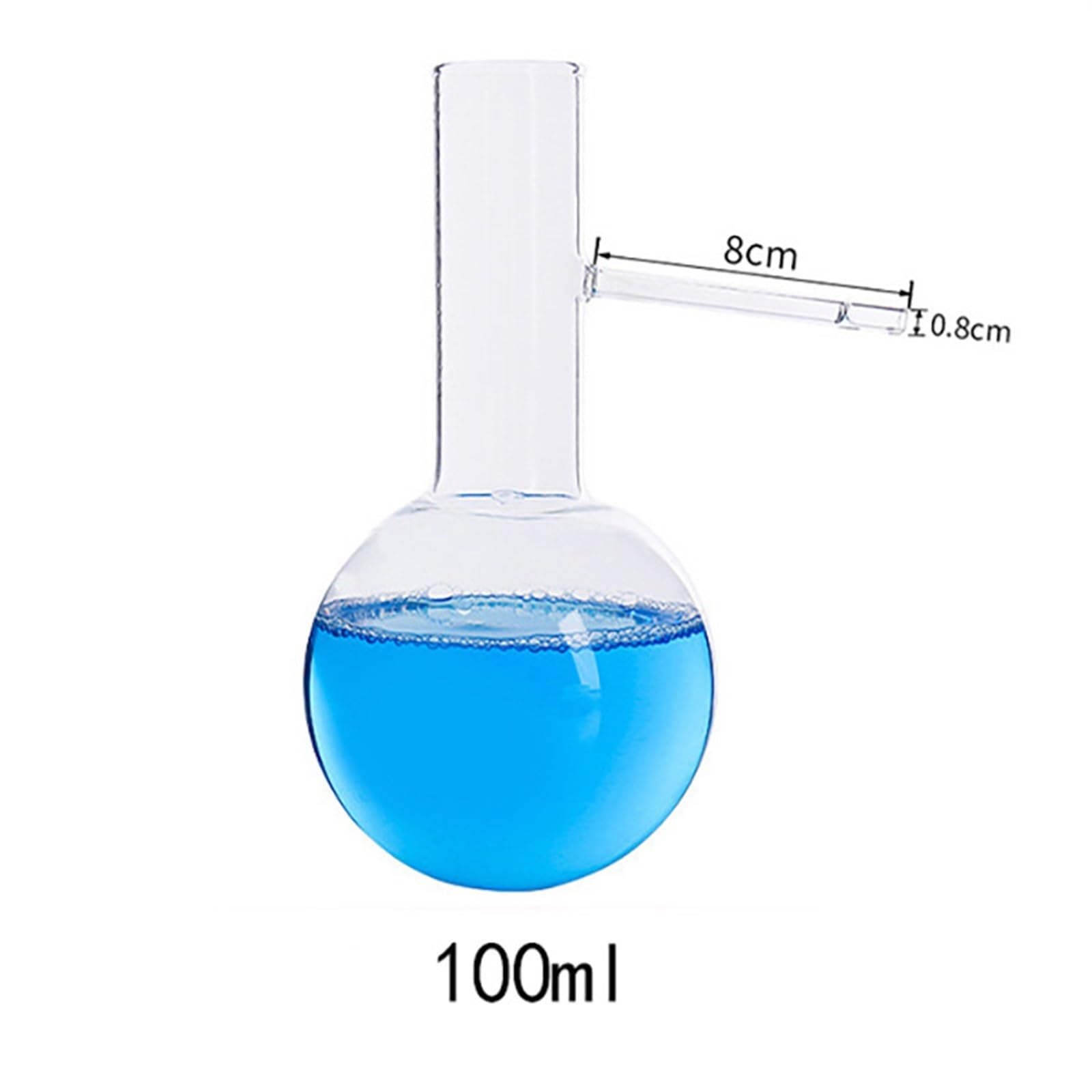 Pallone di distillazione in vetro borosilicato, pallone a fondo tondo ispessito
