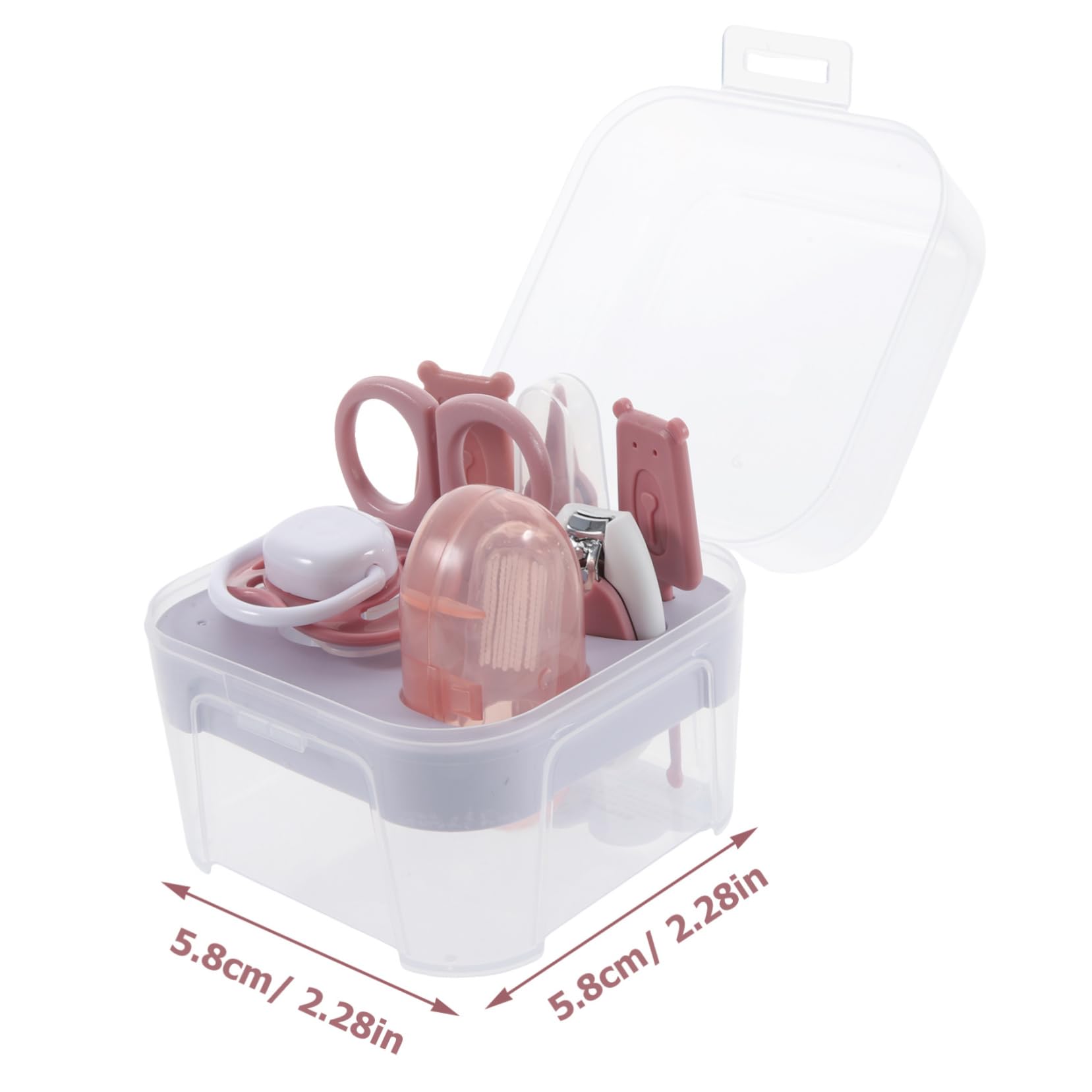 Abaodam Infant Nail Care Tools 7 in 1 Nail Clipper Set Toddler Scissors Newborn to Boys and Girls