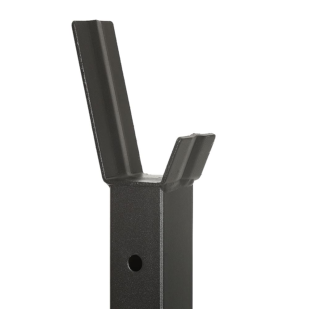 Mubai - Supporto per sollevamento pesi olimpico regolabile in altezza da 105 a 160 cm, supporto per manubri, rack Squat, capacità di carico 150 kg, per manubri di diverse dimensioni (nero)