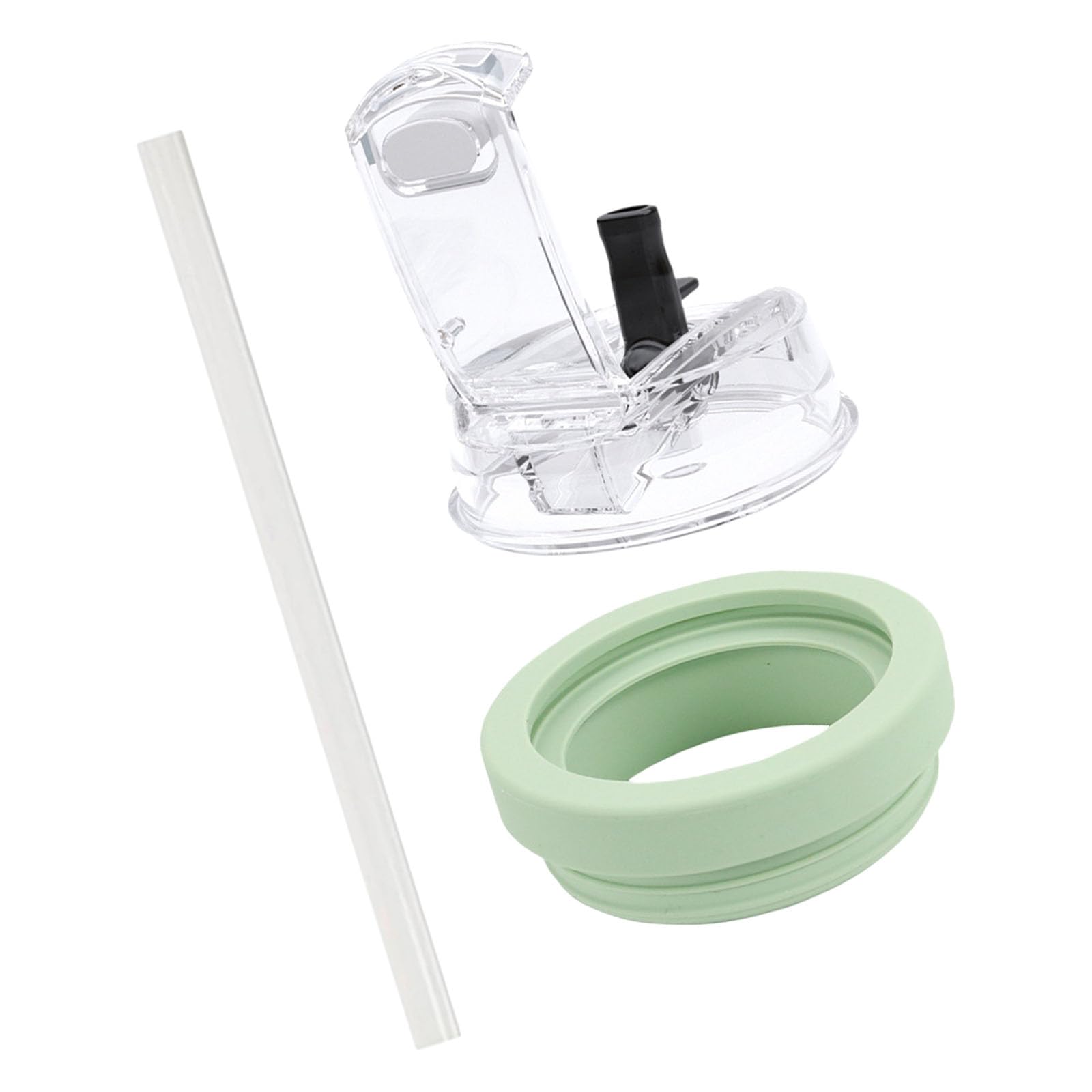 LUCKGONI Replacement Lid For 40oz Tumblers Leak Silicone Straw Cover Accessory For Drinkware Hygienes Protections