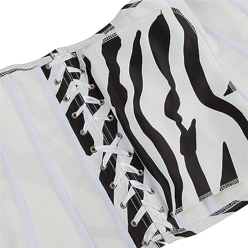 DKCHENH Espartilho feminino plus size espartilho sexy espartilho tops roupa íntima., Estampa de zebr