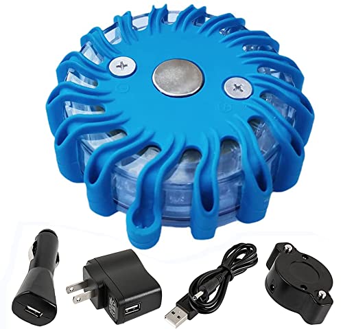 LED Road Flares, Flashing Safety Lights, 3.78x1.38 Inches 3