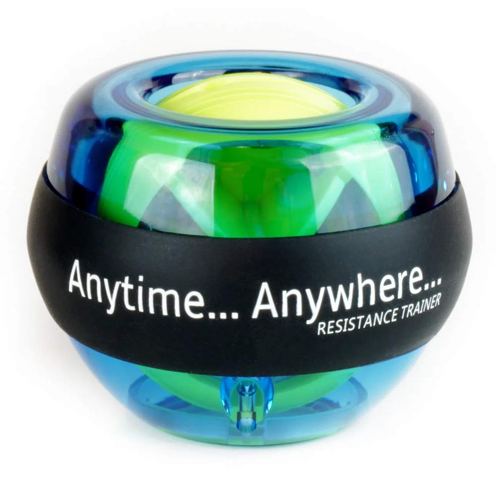 Pure Body Logix Resistance Trainer Blue Gyro Exerciser for Ball Forearm & Wrist