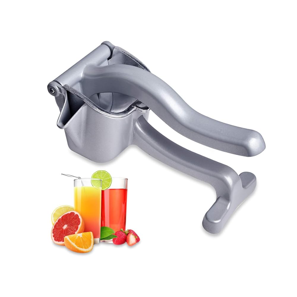 AMERTEER Lemon & Lime Squeezer, Manual Citrus Press | Handheld Juicer for Lemons, Limes & Oranges | Easy-to-Use Juice Squeezer with Non-Slip Base | Manual Fruit Juicer & Lemon Press