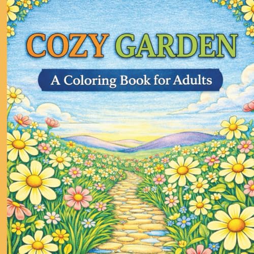 Cozy Garden Adventures: A Coloring Book for Adults (Cozy Adventures)