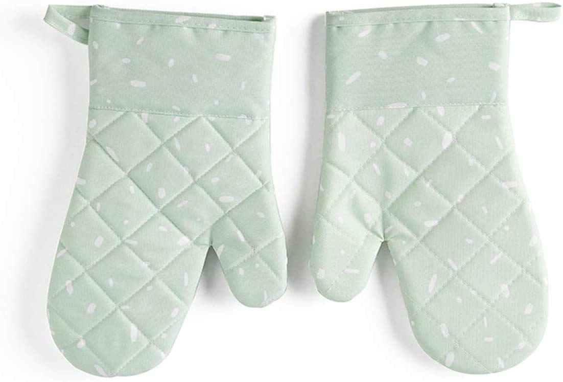 Guanti Da Forno In Cotone Rivestiti Argento - Resistenti Al Calore, Per Cucina, Barbecue E Forno - Foto 4