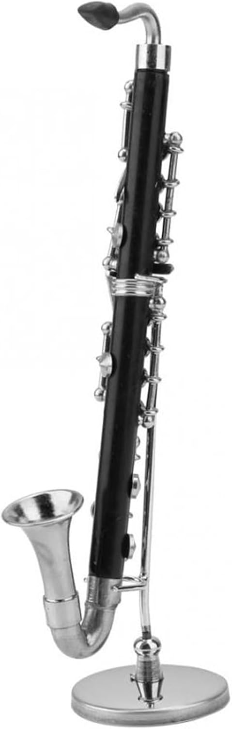 楽器の家の装飾 楽器モデル装飾装飾品ミニチュアバスクラリネットモデル装飾品ディスプレイ 家庭用楽器の装飾品