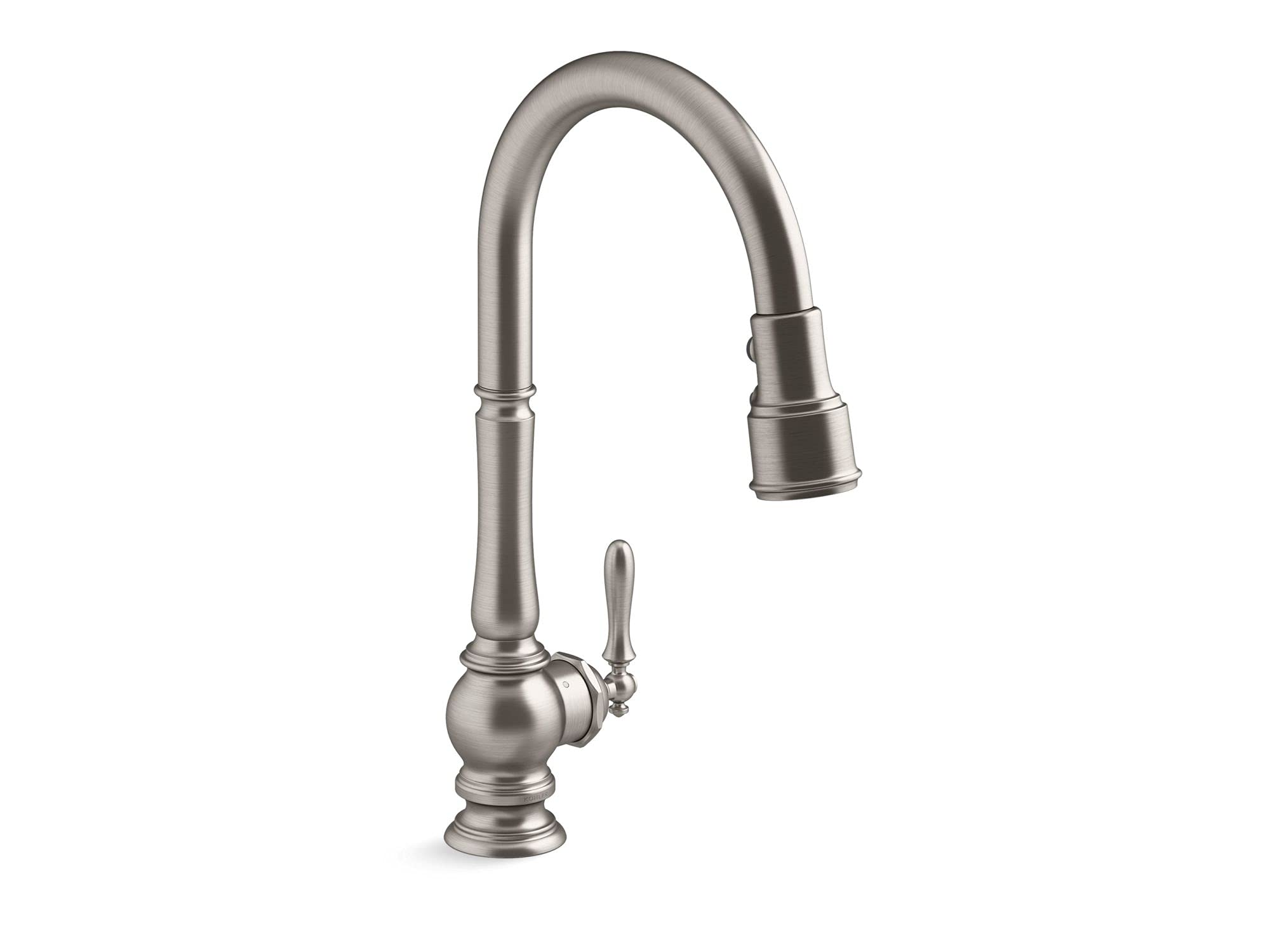 Photo 1 of Kohler K-29709-VS Artifacts Touchless Kitchen Faucet with Pull Down Sprayer, Kitchen Sink Faucet in Vibrant Stainless Touchless Vibrant Stainless