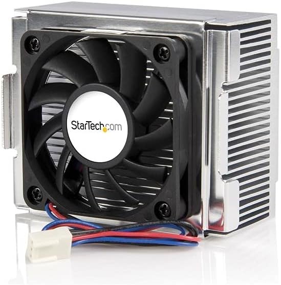 StarTech.com 85x70x50mm Socket 478 CPU Cooler Fan - CPU Cooler with Heatsink & TX3 Connector (FAN478), Black