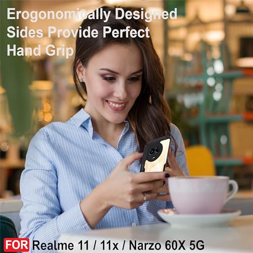 Image of Amazon Brand - Solimo Back Case Cover for Realme Narzo 60X 5G (Polycarbonate, Thermoplastic Polyurethane Matte Black)