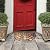 ubdyo Doormat - 30'' x 17'' - Artificial Grass and Rubber Stripes - Low Profile - Non Slip - Outdoor/Indoor - Orange
