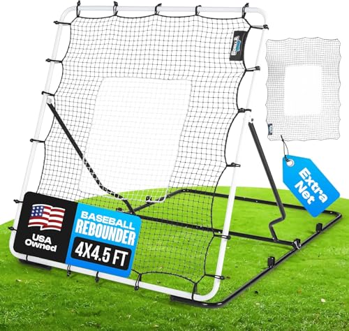 Adjustable Baseball & Softball Rebounder Net