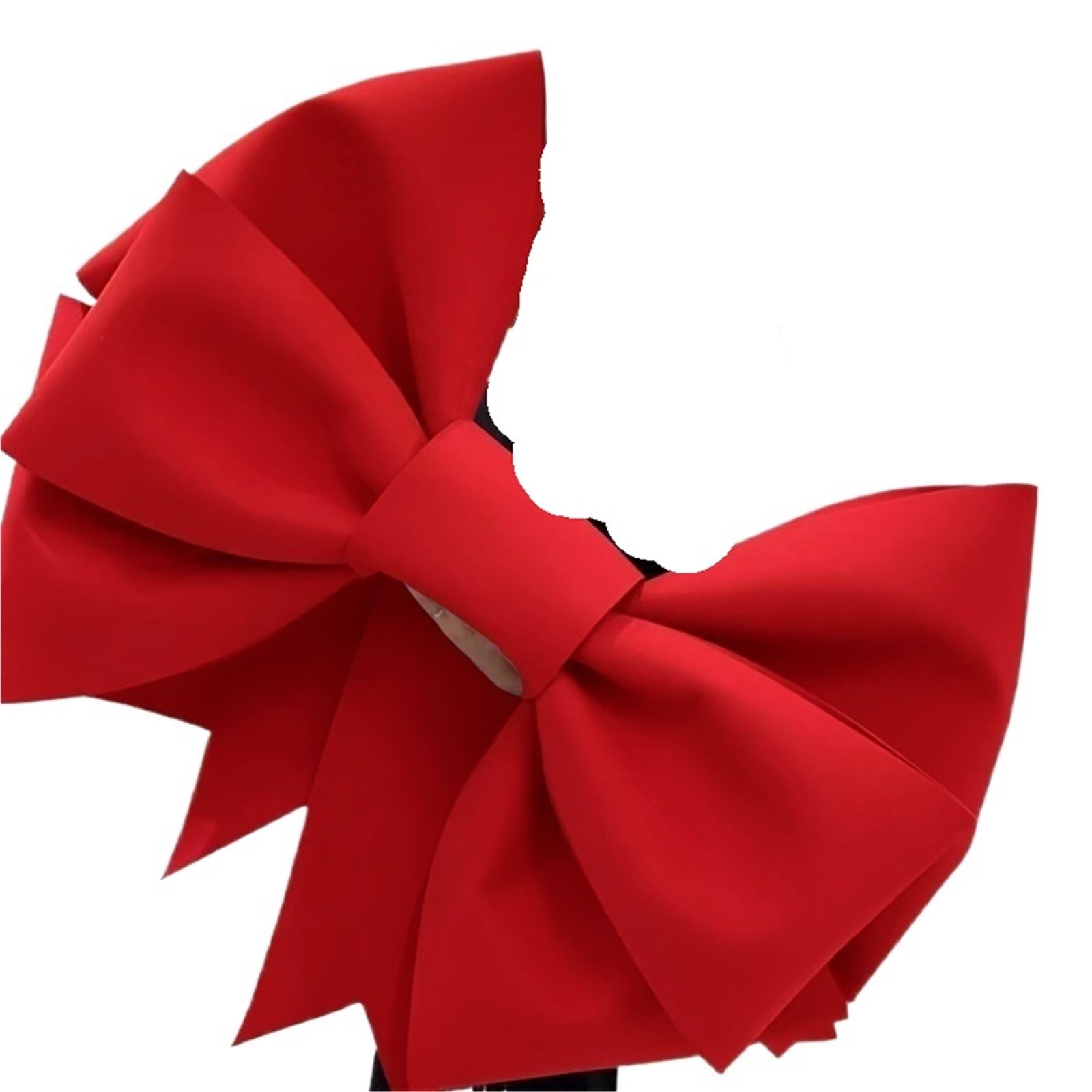 Grand Nœuds Satin Matériel de Bricolage nœud Papillon EVA 75 100CM, Accessoire décoration for Arc Mariage, fête d'anniversaire(Red,100CM)