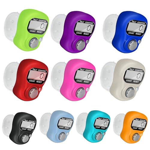 Image of Electronic Finger Counter, Resettable Hand Tally, 5 Digit Number and LCD Electronic Digital Display, Handheld Clicker Counting