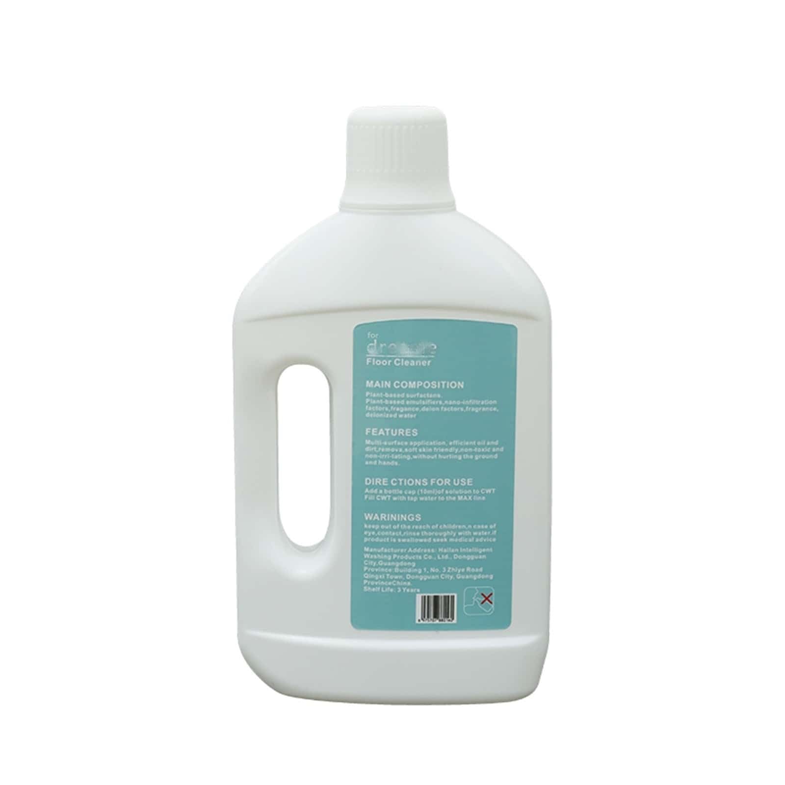 2 Pc Floor Cleaner 1L Original Compatible avec DREAME L10s Ultra/L20 Ultra/X50 Ultra/L10s Pro Ultra/X40 Ultra/L40 Ultra/X30 Ultra/L30 Ultra/D10 Plus/D10 Plus Gen 2/X40 Master