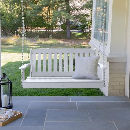 Image of highwood Lehigh Porch Swing, 4 Feet, White