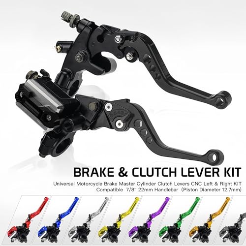 Levier d'embrayage de moto pour réparer une commande dure avec le maître-cylindre 12.7mm - 2