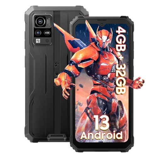 Blackview BV4800 Outdoor Handy Ohne Vertrag 4GB+32GB/1TB TF, 5180mAh, 6.56'' HD+ Android 13 Outdoor...