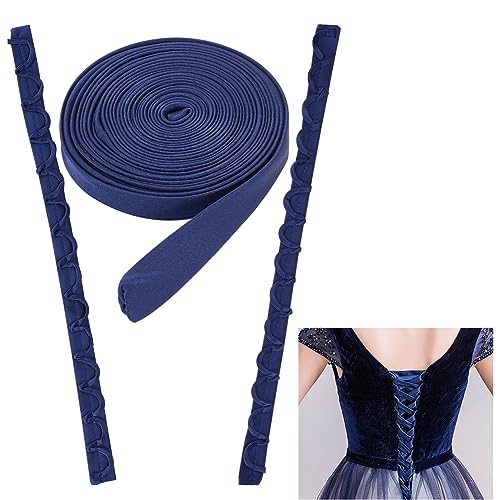 BENECREAT 1 Set Hochzeitskleid-Reißverschluss-Ersatz, Mitternachtsblaues Verstellbares DIY-Handwerk Hochzeitskleid-Zubehör Für Ballkleid-Träger