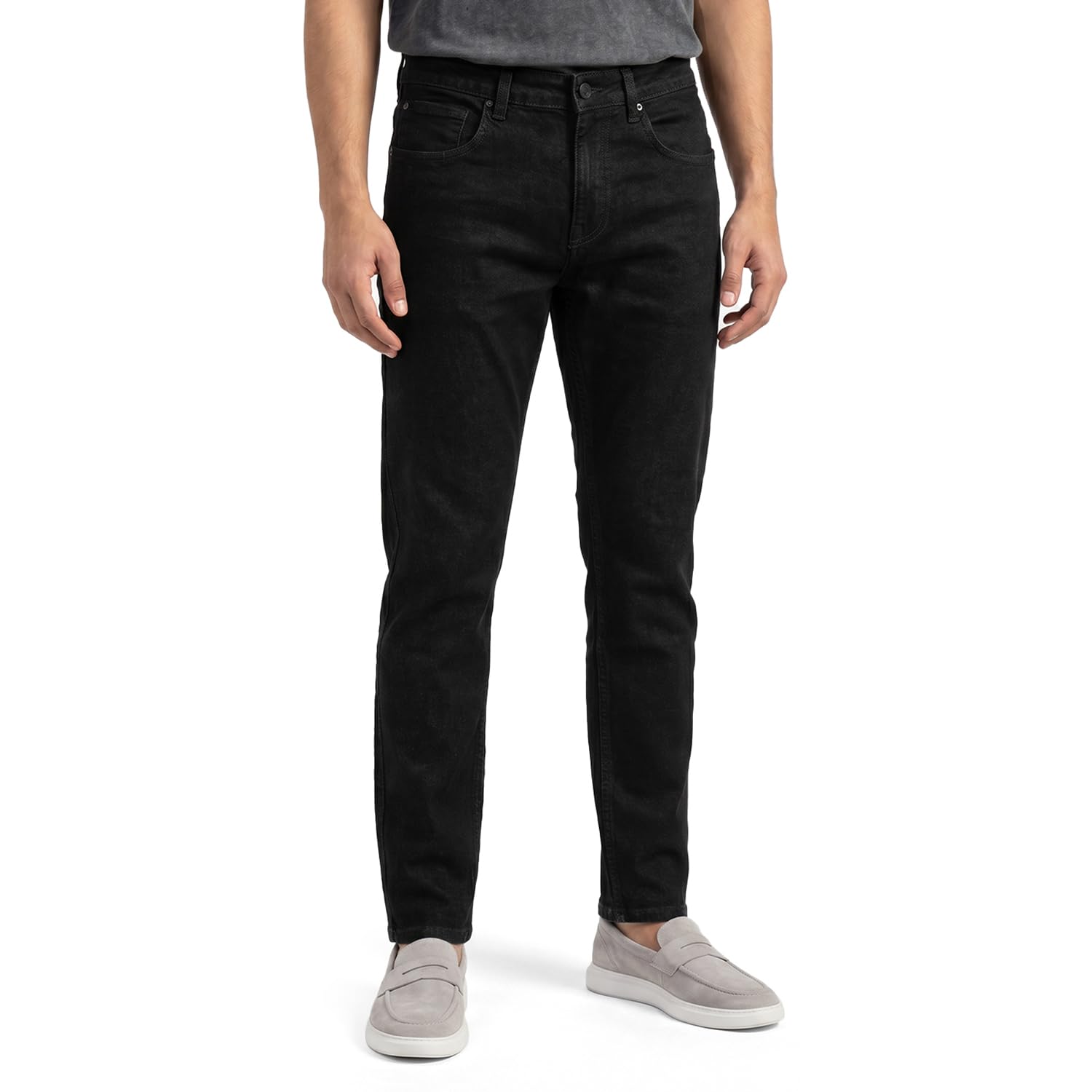spykar Men's Kano Slim Fit Mid-Rise Jeans (Ankle Length)-picture-19