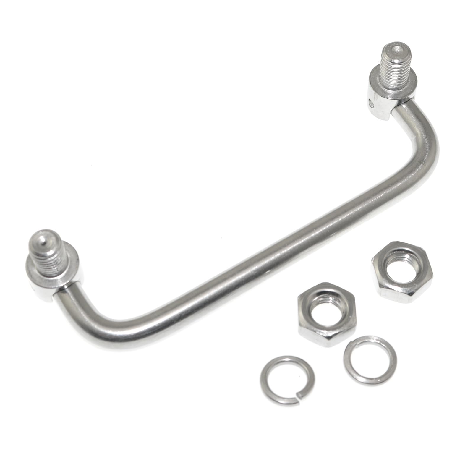 304 Stainless Steel U-Shaped Folding Metal Cabinet Handle Hole 120mm/4.7in Folding Handle Tool Box Handle