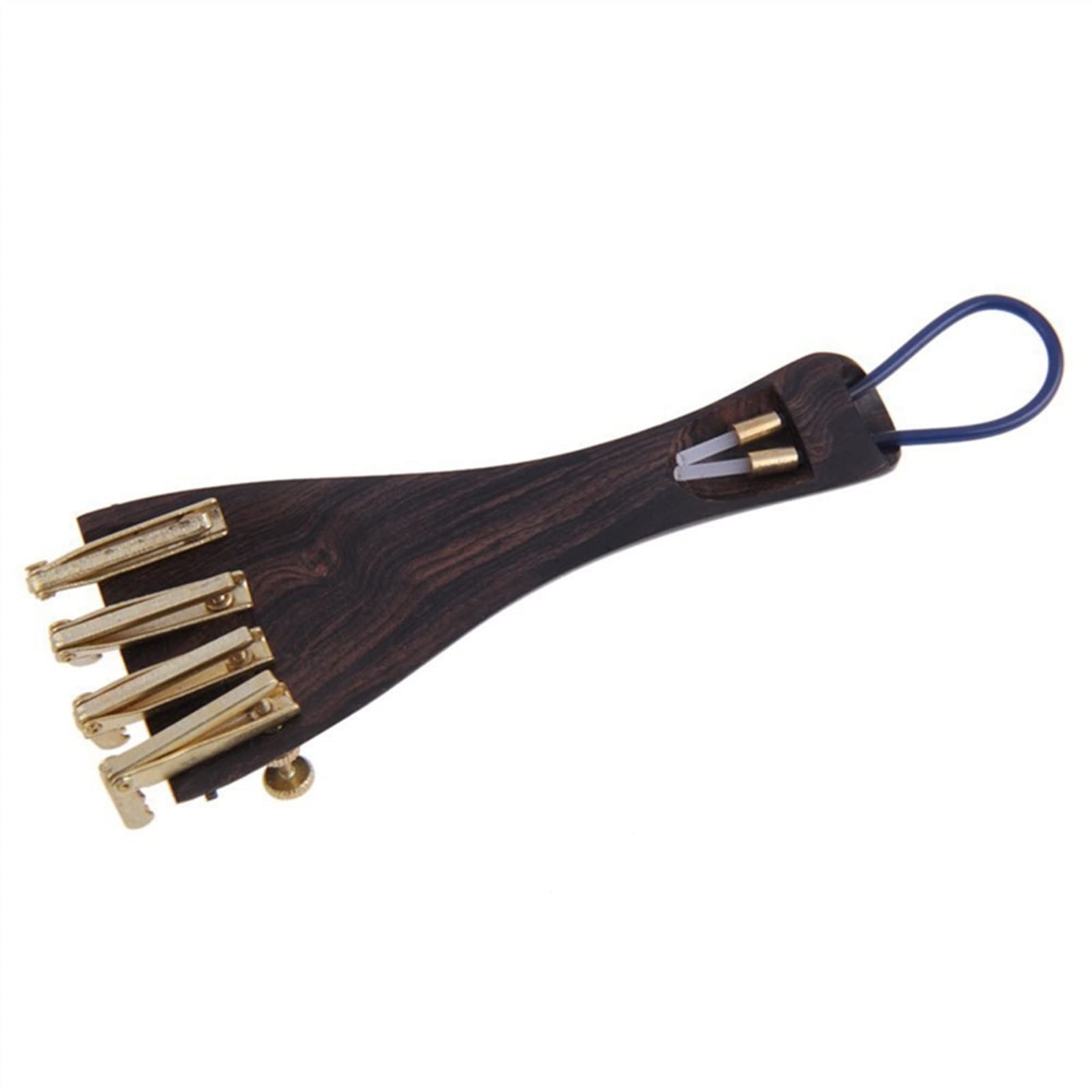 1 Set di Corde per Violino con Anima in Acciaio E per 4/4 A Grandezza Naturale in Legno di Ebano Naturale Pioli per Violino Mentoniera Mentoniera Principiante Accessori per Violino