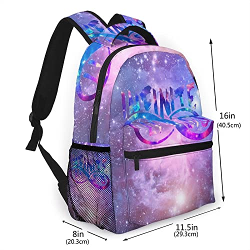 Casual Backpack Infinite_Eyes_Lists Large Capacity Schoolbag Shoulders Bag Daypack For Adults And Children2