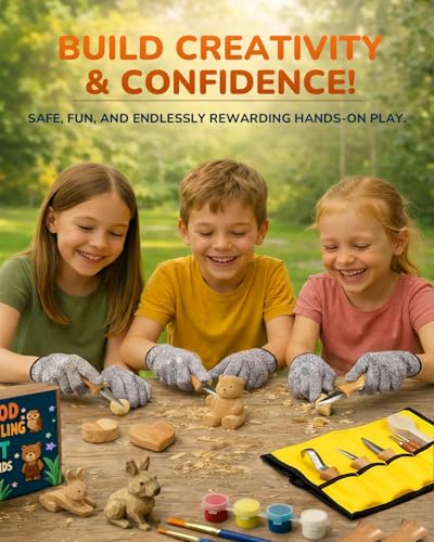Wood Carving Kit for Kids