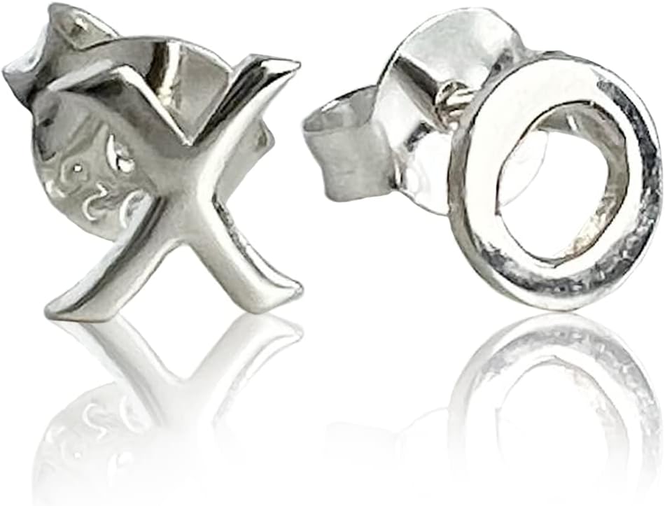 FashionJunkie4Life Sterling Silver Hobby Stud Earrings with Butterfly Backs