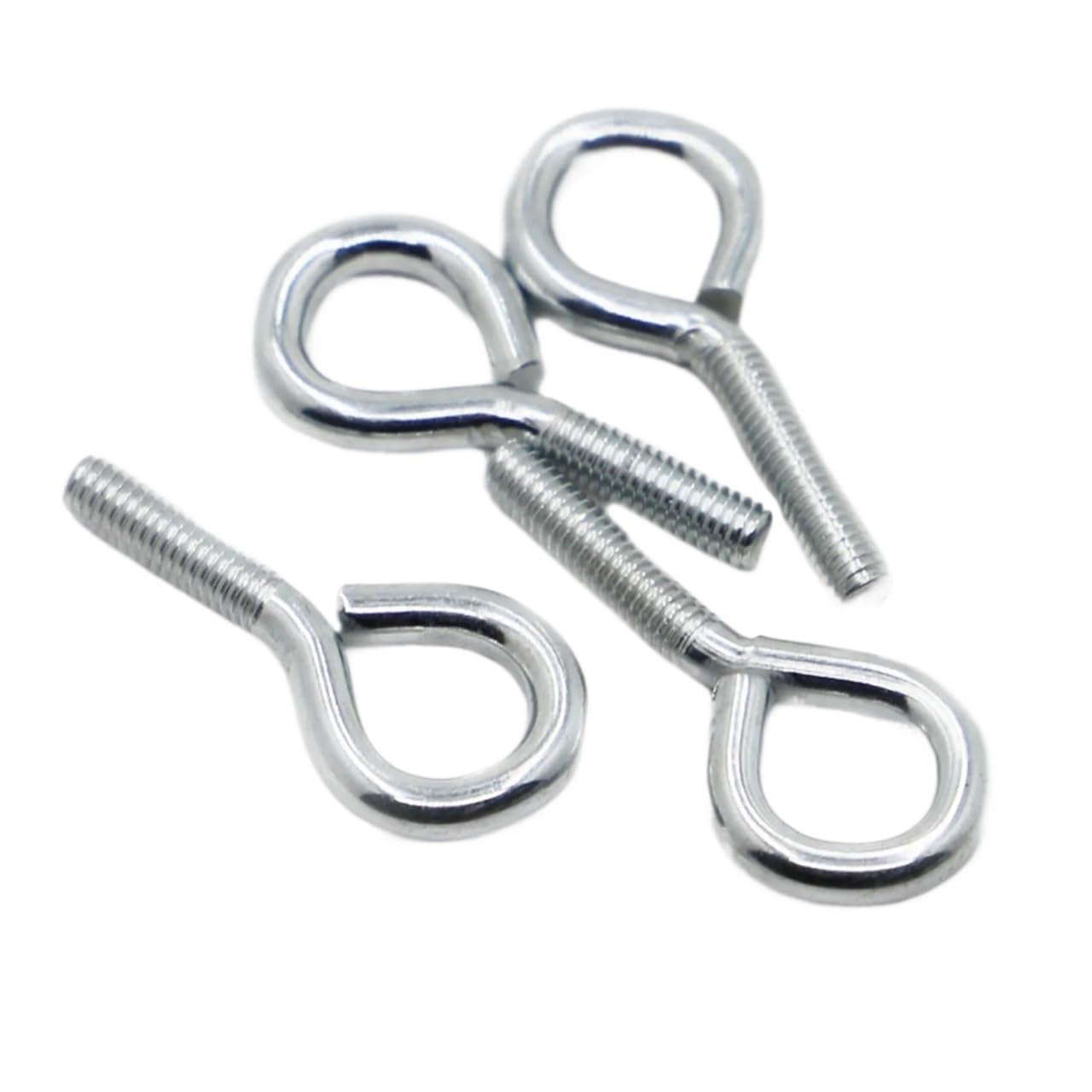 Rondelle M10 Bulloni A Occhiello M5 In Acciaio Inox - 16 Pezzi Con Dado E Rondella, Per Fissaggi Robusti Bulloni Gancio M5 Rondelle M10 Bulloni A Occhiello M5 In Acciaio Inox - 16 Pezzi Con Dado E Rondella, Per Fissaggi Robusti Bulloni Gancio M5