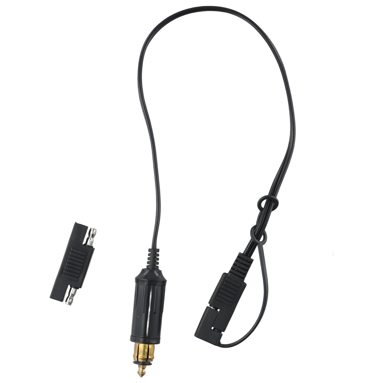 SAE auf für BMW Motorrad-Batterie-Ladekabel, 40,9 cm, 18 AWG, Schnellanschluss zum Laden, Heizen, GPS und Reifenaufpumpen, stabiler Kunststoff-Metalldraht