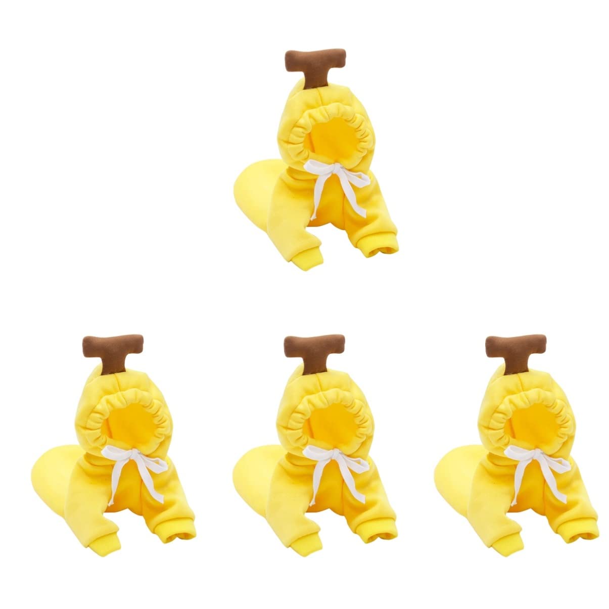 Mipcase 4piezas Sudadera De Frutas para De Invierno Ropa De Mascota Capucha Suéter De De Diseño Chic y para Cachorros y Gatos
