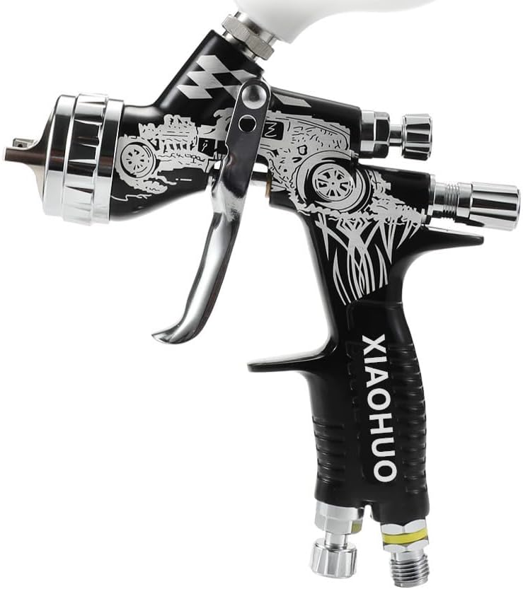 Pro TE20 Lite for All Auto Paint HVLP Air Spray Gun Premium Set, Paint Guns Automotive with 1.3mm Tip, 600CC Cup anCar Paint Gun Sprayer for All Auto Paint Topcoat and Touch Up