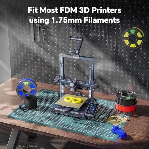 Image of PLA PRO Filament 1.75mm, Stronger Toughness 3D Printer Filament 4KG, PLA Filament Dimensional Accuracy + /- 0.02 mm, Neatly Wound, Fits Most FDM 3D Printer, Yellow and Sunflower Yellow