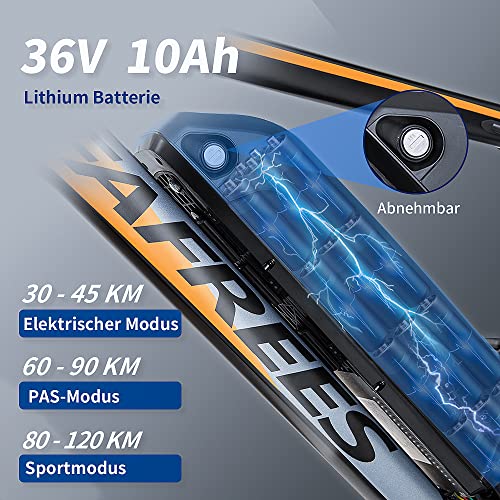 Fafrees Hailong-One Mountainbike, 26 inch (66 cm) met app, 3,5 inch lcd-display, 25 km/u, voor pendelen, elektrische… - Afbeelding 6