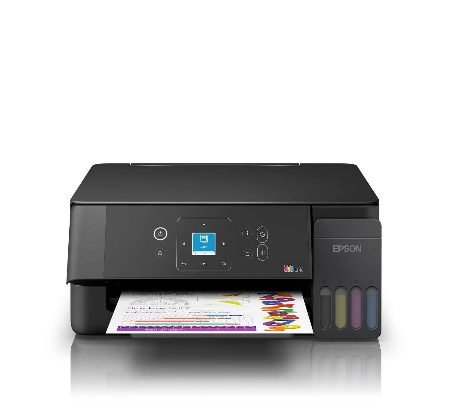 Epson EcoTank L3360 (New Launch) WiFi All-in-One InkTank A4 Colour Printer, Scanner, Copier for Home & Office, 5760x1440dpi Resolution, with LCD Screen and Mobile Printing Feature