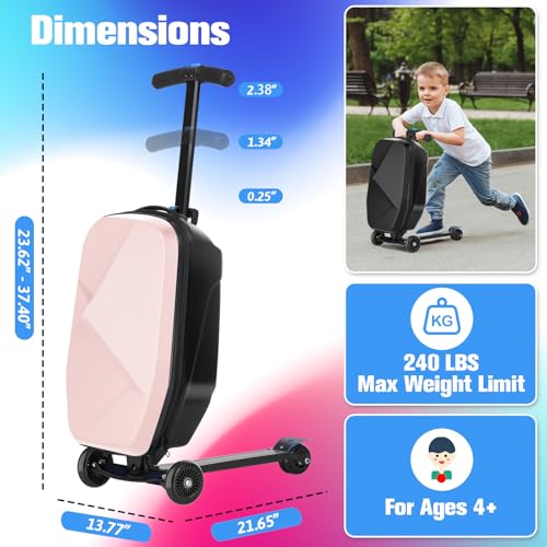 smilesun Scooter Luggage for Kids & Adults