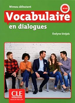 Paperback Vocabulaire en dialogues - Niveau débutant - Livre + CD - 2ème édition (French Edition) [French] Book