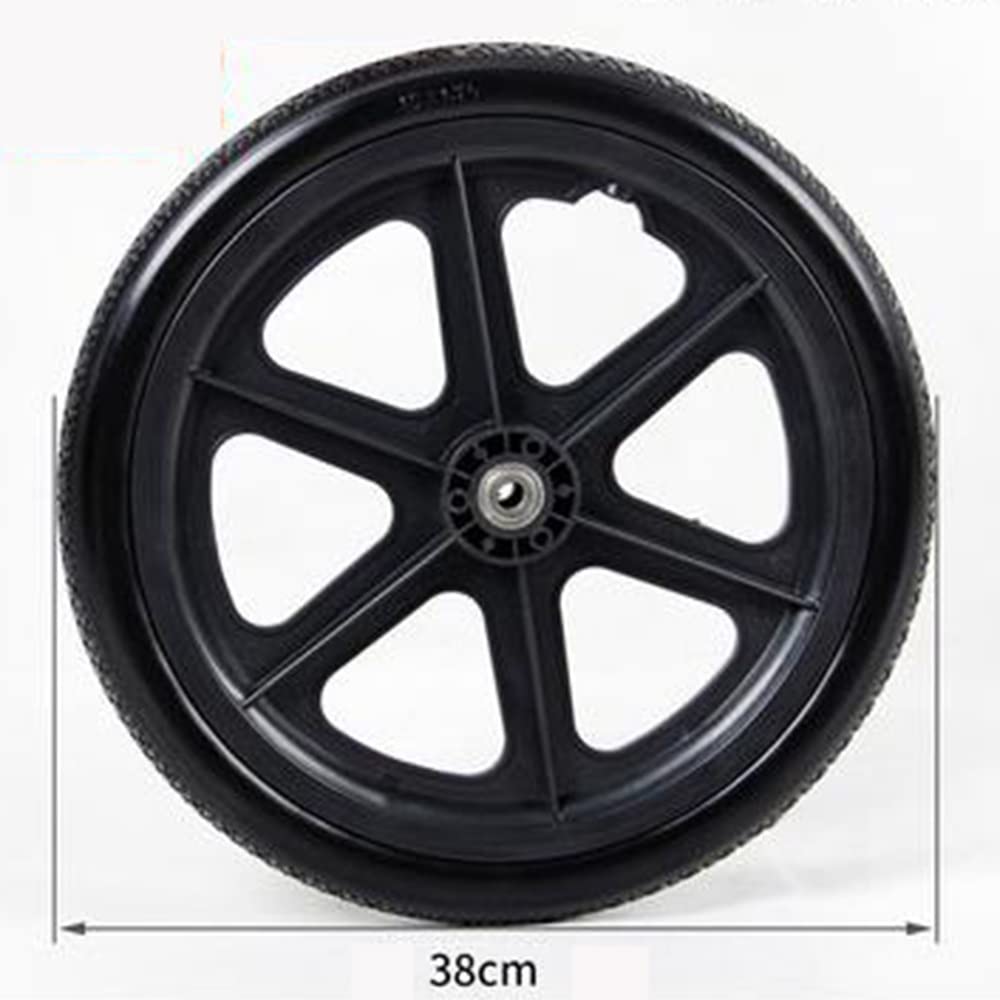 Rueda Trasera para Silla De Ruedas 16 Pulgadas Accesorios De Rueda ​Trasera, Recambio De Ruedas No Neumática Ruedas De Repuesto (Size : G)