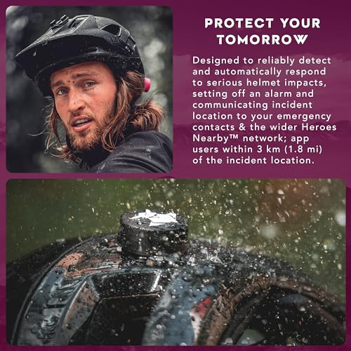 Sensor de caída TOCSEN dispositivo de seguridad y rescate para casco de moto 6