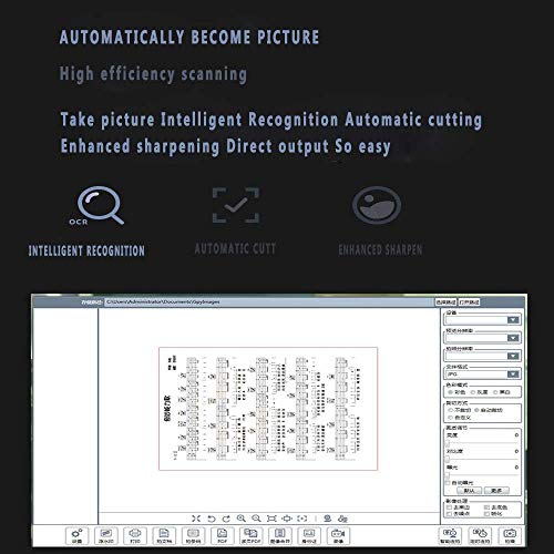 image for POEO Document Camera for Teachers, 8MP High Definition Book Scanner wi