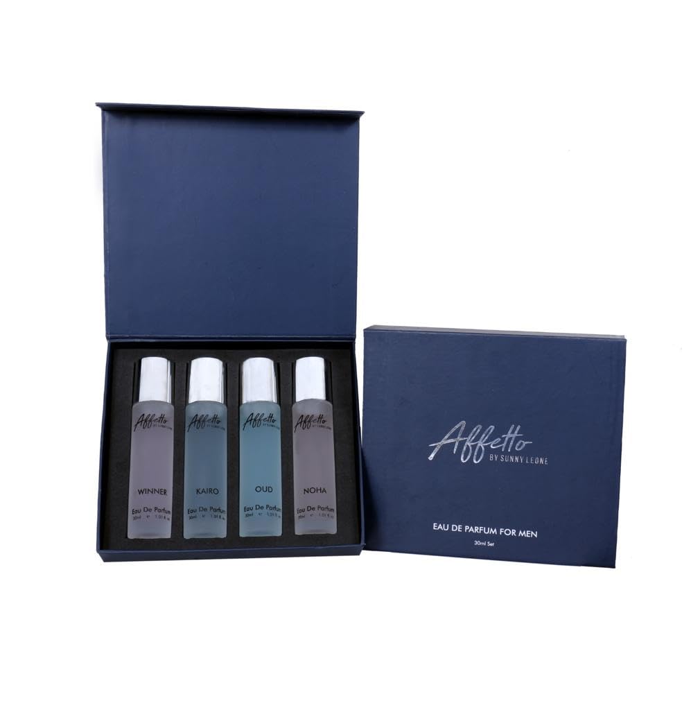 STARSTRUCK BY SUNNY LEONE Affetto Perfume Gift Pack For Men Combo Of 4-image-3