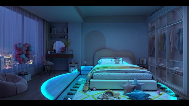 QUIGO Sonnenuntergangslampe LED - RGB Projektor Mit App & Fernbedienung Für Zimmerdeko