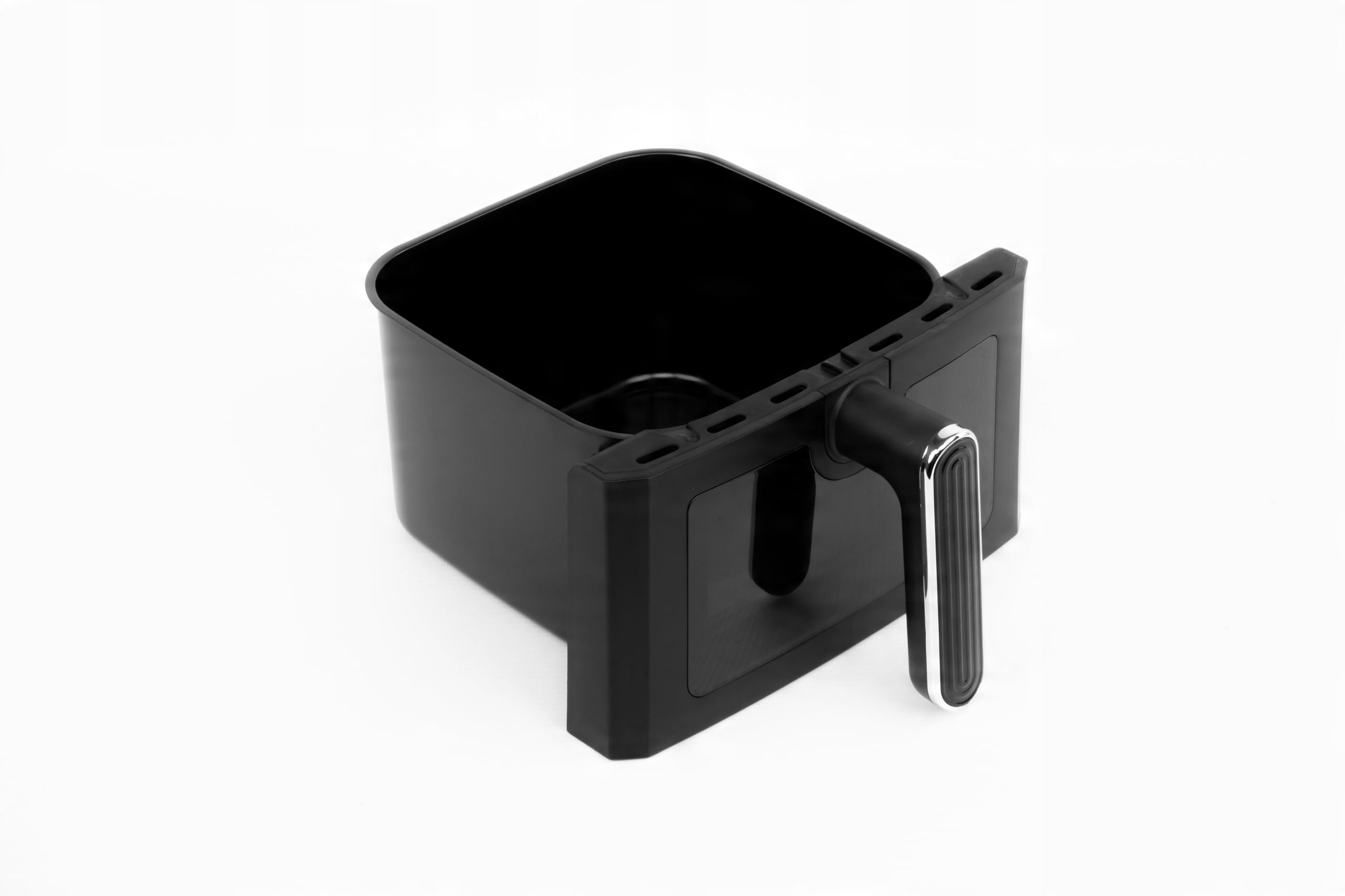 Freidora de Aire 5L 1500W, Air Fryer sin Aceite con 10 Programas Automáticos, 40–200°C, Pantalla LED Táctil, Cesta y Rejilla, Ventana de Visualización, Fácil Limpieza, Compacta, Negro