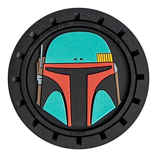 Plasticolor 000664R01 Star Wars Boba Fett Auto Car Truck Suv Cup Holder Coaster 2-Pack #TOP3
