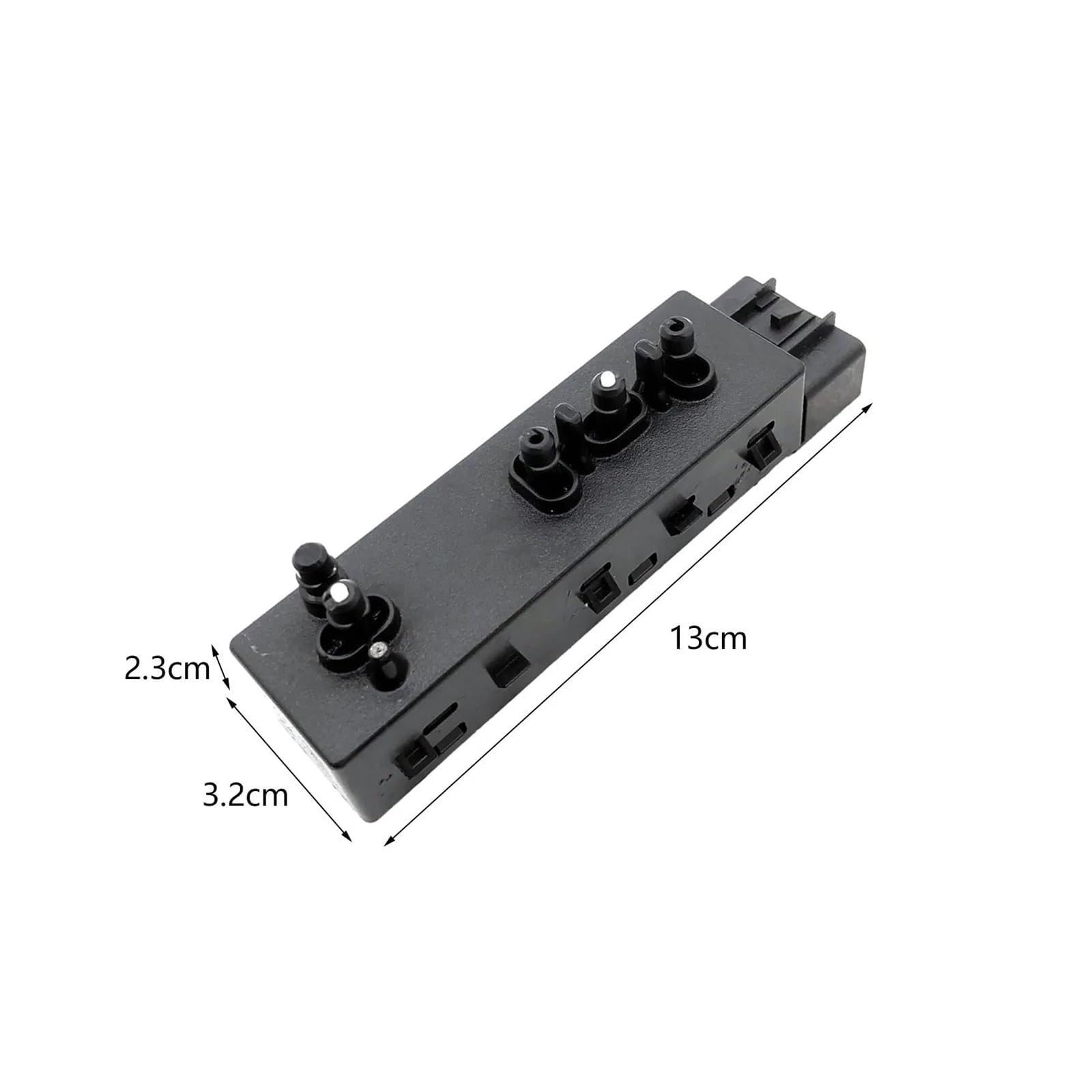 Interrupteur de Réglage de Siège électrique pour Mitsubishi Outlander ASX Lancer Evolution, Électrique Siège Avant Gauche Côté Conducteur Ajuster Noir 6922A008 6922A033 Remplacement,Left
