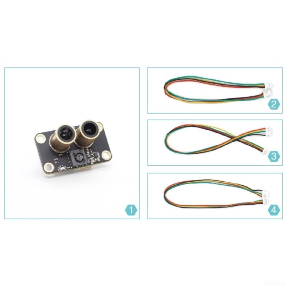 MTF-01 Optischer Durchflussbereichssensor 0,01–8 m UART-Ausgang, für Ardupilot PX4 für inav für UAV Positionierungsmodul, mit Driftkompensation (Ardupilot-MTF-01)